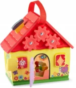 Melissa & Doug Blue I Blue'S Shape Sorti domek z klockami 6