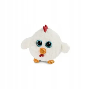 Nici 47667 15 cm biała pluszowa zabawka kurczak