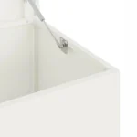 VidaXL Skrzynia do przechowywania na zewnątrz ogrodowa Biała 100x50.5x50 cm 8