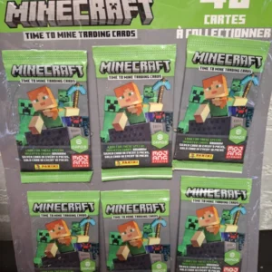 Minecraft 2 - zestaw 3+3 kart kolekcjonerskich - Panini France 2