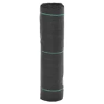 VidaXL Agrowłóknina czarna 50cm x 100m 60 g/m²