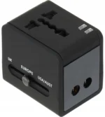 UNIWERSALNA PRZEJŚCIÓWKA SIECIOWA Z ZASILACZEM USB ASP-100/230V+USB 6