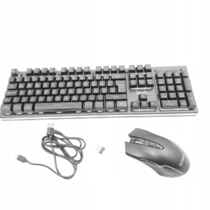 Klawiatura RedThunder + w zestawie myszka Redthunder 3200Dpi czarna 2