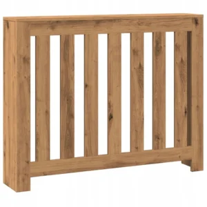 Osłona na kaloryfer VidaXL brązowa płyta MDF 20x82 cm