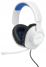 Słuchawki Gamingowe JBL Quantum 100P Dla Graczy PS Xbox PC Mikrofon Białe