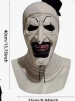 Maska Halloween Przerażający Klaun Kostium karnawałowy, sylwestrowy 2