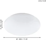 Plafon okrągły Eglo 30 x 9 cm biały 6