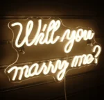 Wanxing Werden mich heiraten Neonowe znaki ślubne 3