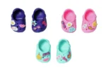 BABY born Granatowe klapki z przypinkami dla Lalki Buciki 3