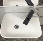 Umywalka nablatowa ceramiczna | Nowoczesna | Biała | Trwała | Łazienkowa 5