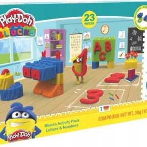 PLAY DOH CIASTOLINA KLOCKI LITERKI I CYFERKI