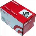 BREMBO 2 x Tarcza hamulcowa tył 08.9734.11 8