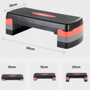 KM-Fit Step do aerobiku, z 3-stopniową regulacją wysokości 2