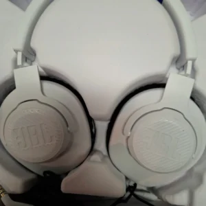 Słuchawki Gamingowe JBL Quantum 100P Dla Graczy PS Xbox PC Mikrofon Białe 2