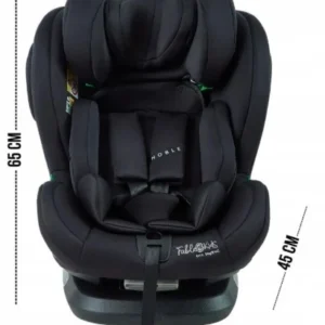 FOTELIK SAMOCHODOWY DLA DZIECKA Isofix360° i-Size 40-150 cm, czarny 2