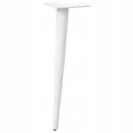 Nogi do stolika kawowego, 4 szt., biale, 42-43 cm, stal 4