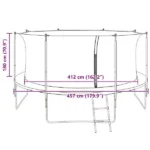 Siatka do trampoliny VidaXL 47-457 cm 8