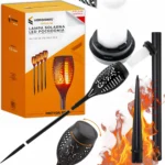LAMPA SOLARNA OGRODOWA POCHODNIA LAMPION 13