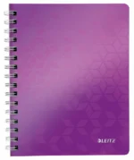 Notes A5 Leitz fioletowy w linie 80 kartek