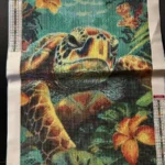 Haft Diamentowy 5D Malowanie Diamentami 30x40cm ZÓŁW