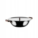 Alessi EDO Wok Stalowy 34cm LEKKO UŻYWANA 5
