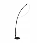 Lampa podłogowa Eglo zintegrowane źródło LED 20,5 W biały, czarny