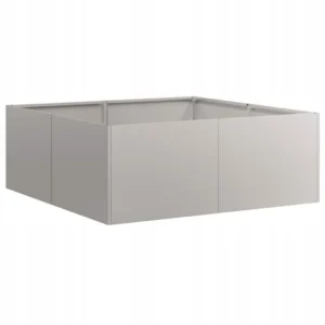 Doniczka metal beżowy VidaXL 80 cm x 80 x 30 cm 2