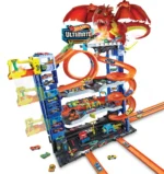 Zestaw Mattel Hot Wheels City Mega Garaż Atak Smoka 3