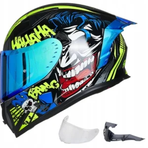 Kask Motocyklowy ILM Z501 Joker Full Face Pinlock DOT Rozmiar M Integralny