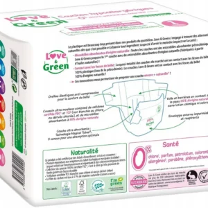Pieluszki Love&Green eco Rozmiar 1 138 szt. 2-5KG 2