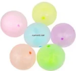 Piłka Jelly BAŃKOPIŁKA 25cm NADMUCHIWANA PIŁKA RÓŻNE KOLORY 6 sztuk 3