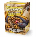 Koszulki na karty Arcane Tinmen Dragon Shield Matte Gold 100 szt.