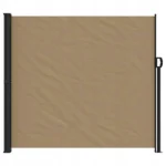 VidaXL Zwijana markiza boczna, taupe, 120x600 cm, brązowa 11
