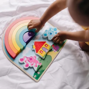 Drewniane Puzzle Motoryczne Figurki Edukacyjne dla Dzieci Mellisa & 2