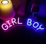 Nordstylee Neonowy znak girl boy i LED dla Chłopca lub Dziewczynki. 2