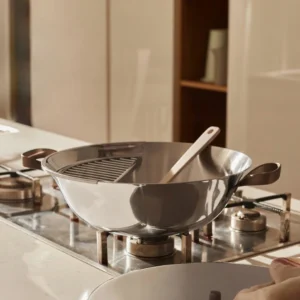 Alessi EDO Wok Stalowy 34cm LEKKO UŻYWANA 2