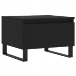 Stolik kawowy, czarny, 50x46x35 cm, materiał drewnopochodny, vidaxl