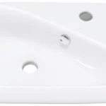 Umywalka nablatowa ceramiczna | Nowoczesna | Biała | Trwała | Łazienkowa