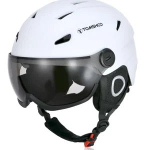 TOMSHOO Kask narciarski ze zdejmowanymi goglami 59-61cm