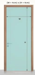 Magnetyczna moskitiera na drzwi balkonowe, 180x220 cm, biała 5
