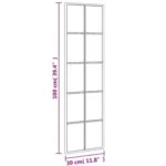 Lustro VidaXL ścienne prostokąt 1000 x 300 mm 10