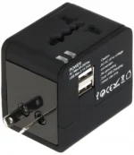 UNIWERSALNA PRZEJŚCIÓWKA SIECIOWA Z ZASILACZEM USB ASP-100/230V+USB 5