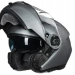 ILM kask motocyklowy, składany kask na całą twarz 2XL Czarny MAT