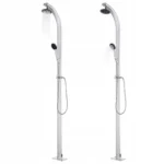 vidaXL Prysznic ogrodowy, 215 cm, aluminium, na basen/prywatną plażę 2