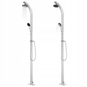 vidaXL Prysznic ogrodowy, 215 cm, aluminium, na basen/prywatną plażę 2