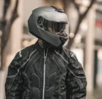 ILM kask motocyklowy, składany kask na całą twarz 2XL Czarny MAT 4