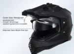 ILM Kask motocrossowy dla dorosłych motocykl L 3