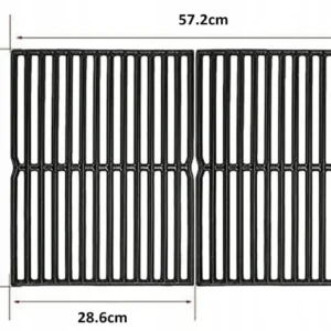 Denmay 7522/7521 żeliwny ruszt do gotowania 38 x 28,6 cm 2