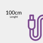 Kabel Szybkiego Ładowania 2xUSB-C PD100/240W Spacetronik 1m Biały Oplot 4