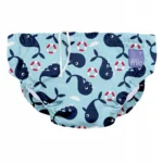 Pieluszka do pływania Bambino Mio Whale Bay niebieskie rozmiar M